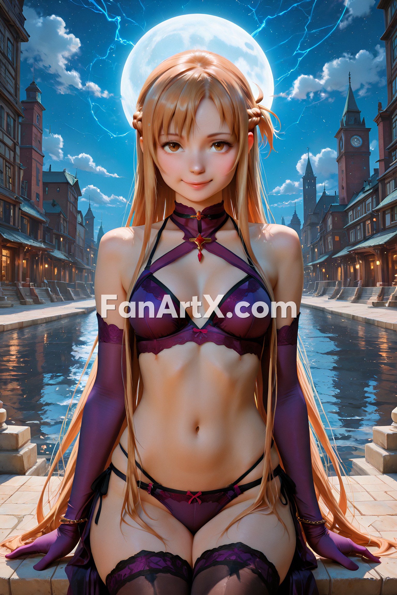 Sao Asuna Yuuki Fanart - Sword Art Online character 4456194